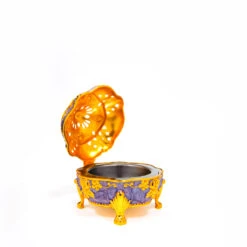 Lilac Enamel Gold Hinged Burner GIB022(New Burner Gib022) 5 Lilac Enamel Gold Hinged Burner GIB022(New Burner Gib022) -Al Haramain GIB022 Lilac Enamel Gold Hinged Burner