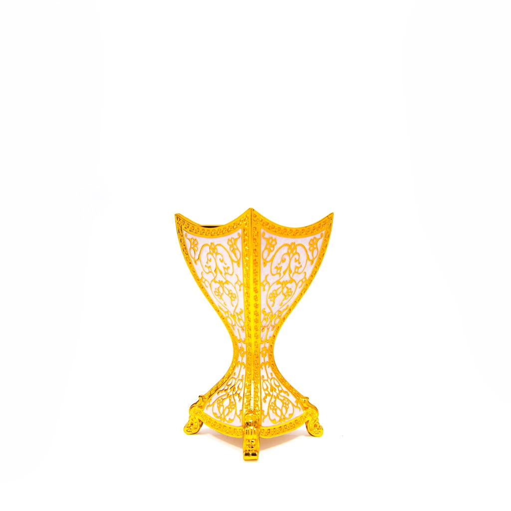 Pearl White Enamel Gold Luxury Burner Small GIB028(White Enamel Gold Luxury Burner Small Gib028) 3 Pearl White Enamel Gold Luxury Burner Small GIB028(White Enamel Gold Luxury Burner Small Gib028)